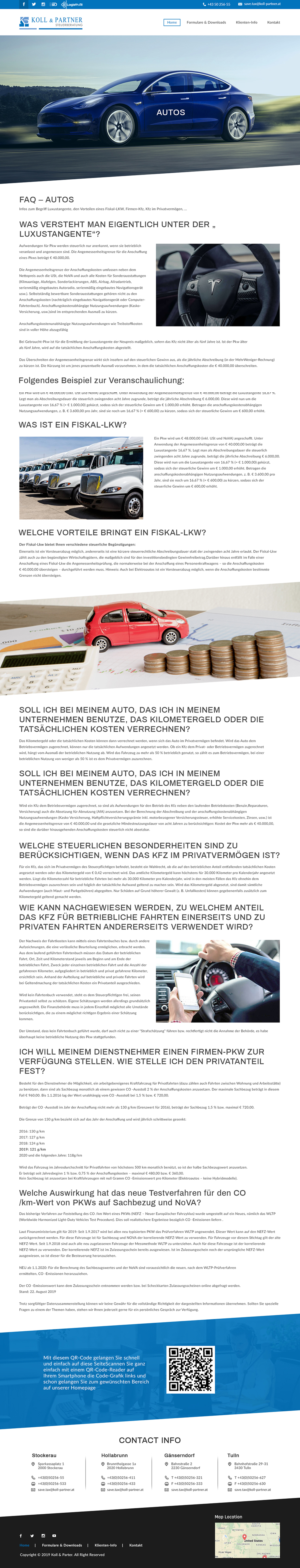 Web Design by bdesigner9 for KOLL & PARTNER  | Design: #23254712