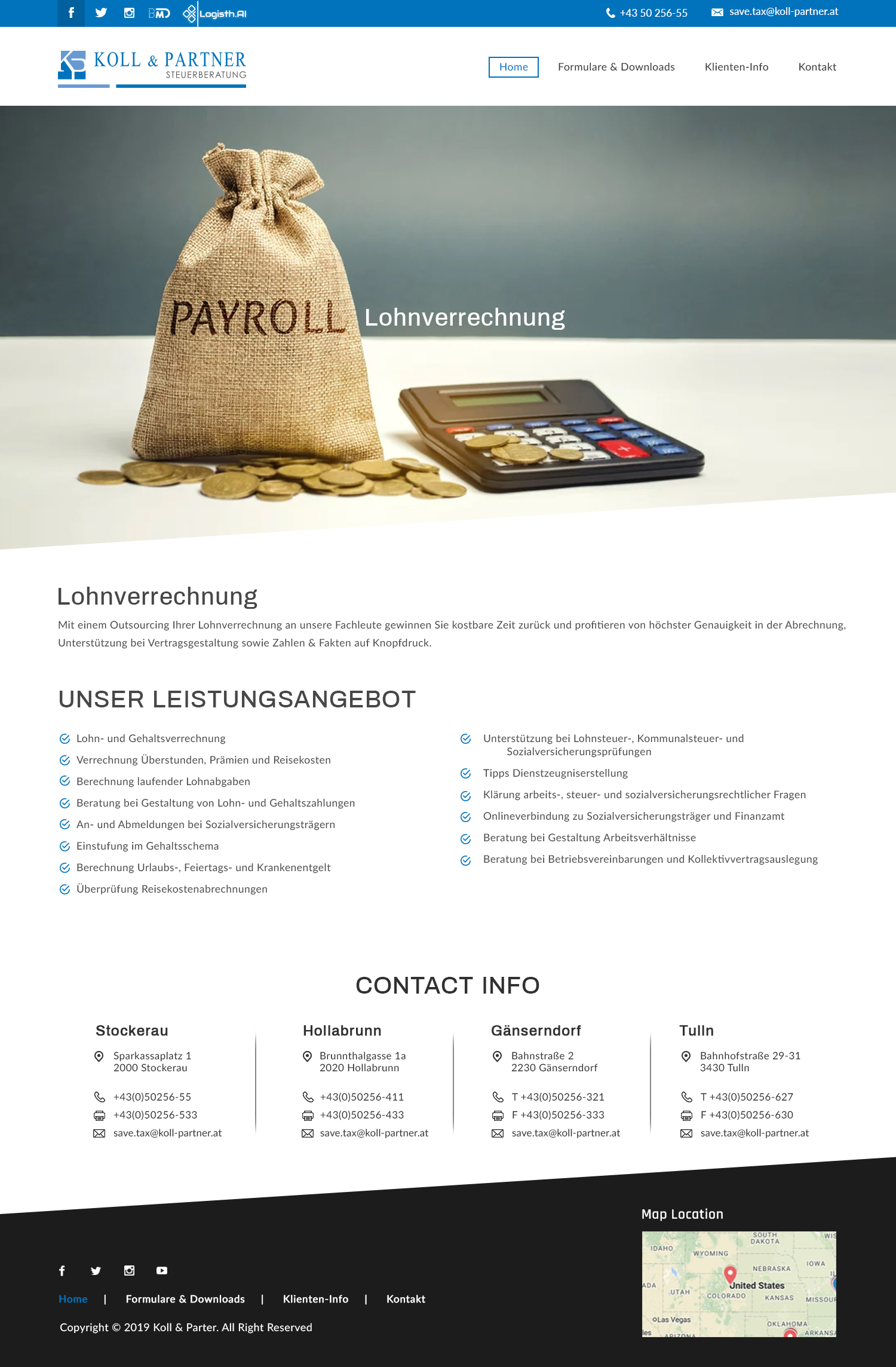 Web Design by bdesigner9 for KOLL & PARTNER  | Design #23254782