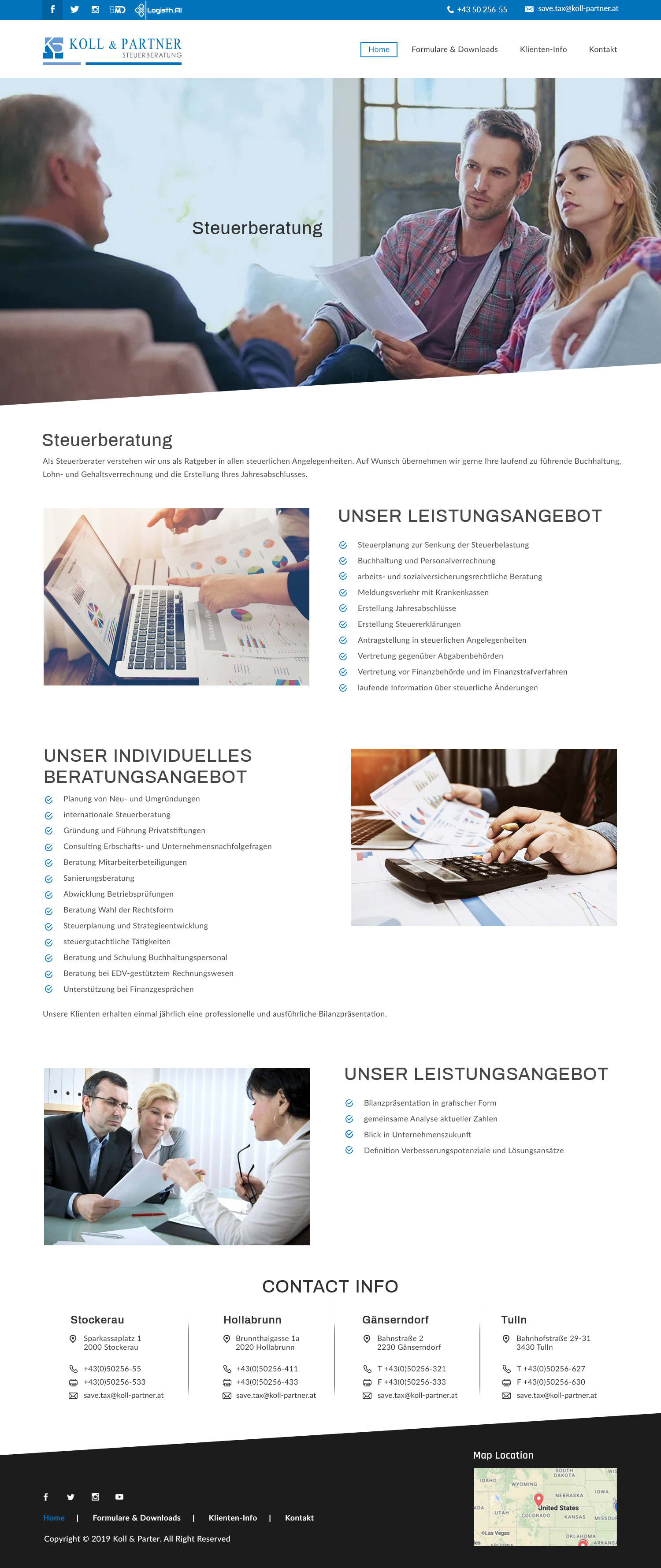 Web Design by bdesigner9 for KOLL & PARTNER  | Design #23254823
