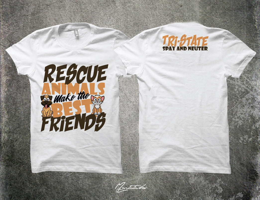 T-shirt Design by Taho Design for Tri-State Spay & Neuter | Design #23082002