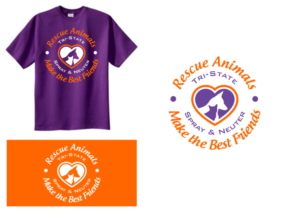 Rescue Animals Make the Best Friends | Diseño de Camiseta por Amduat Design