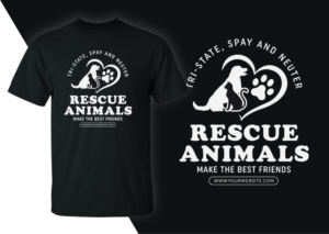 Rescue Animals Make the Best Friends | Diseño de Camiseta por OR-PiXEL STUDIO ™