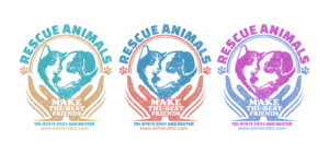 Rescue Animals Make the Best Friends | Diseño de Camiseta por D'Mono