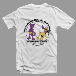 Rescue Animals Make the Best Friends | Diseño de Camiseta por Tomi Ax