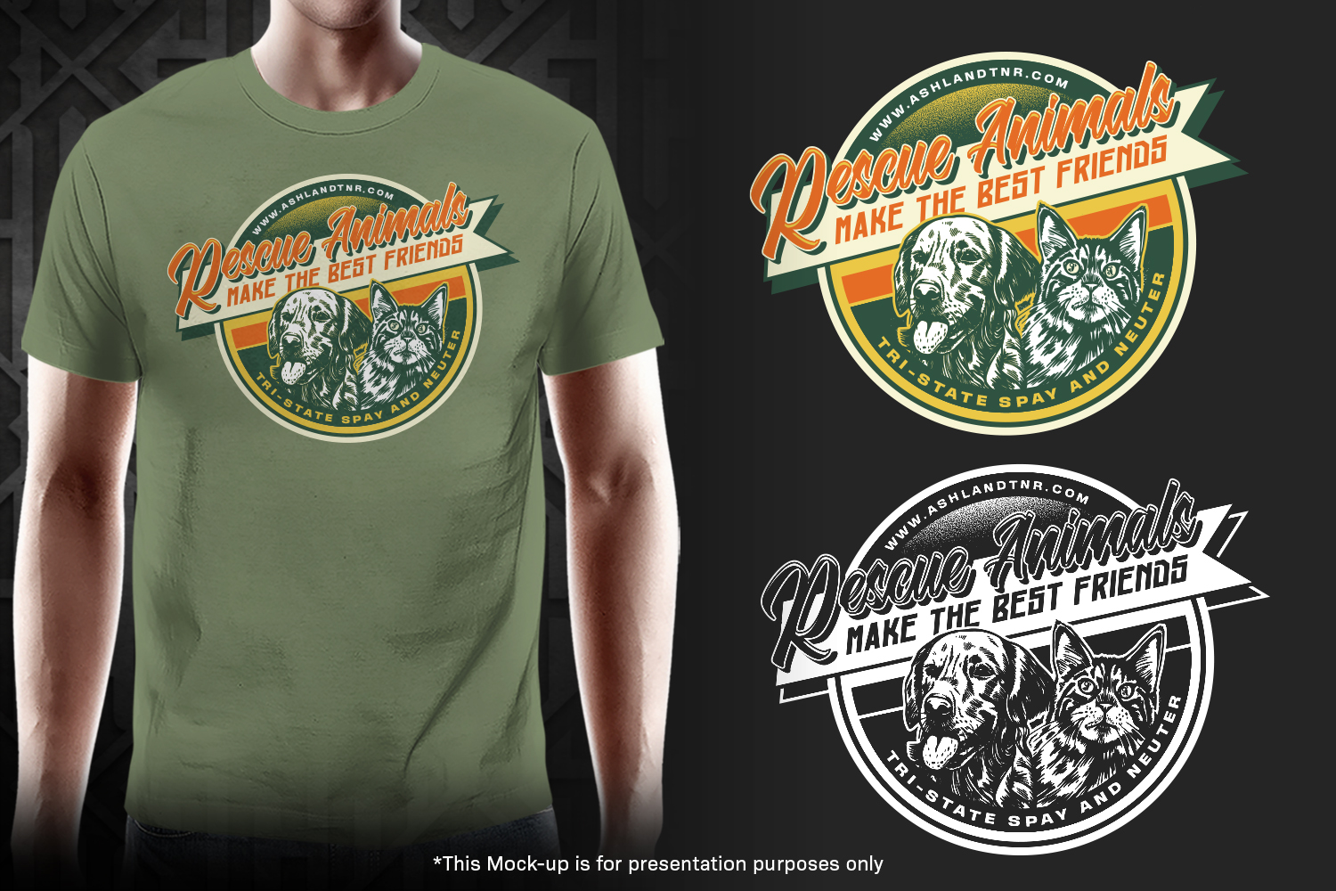 T-shirt Design by gekgrfx for Tri-State Spay & Neuter | Design #23079946