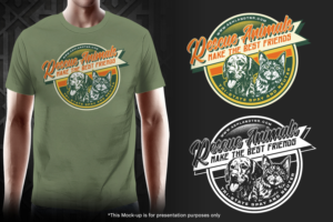 Rescue Animals Make the Best Friends | Diseño de Camiseta por gekgrfx