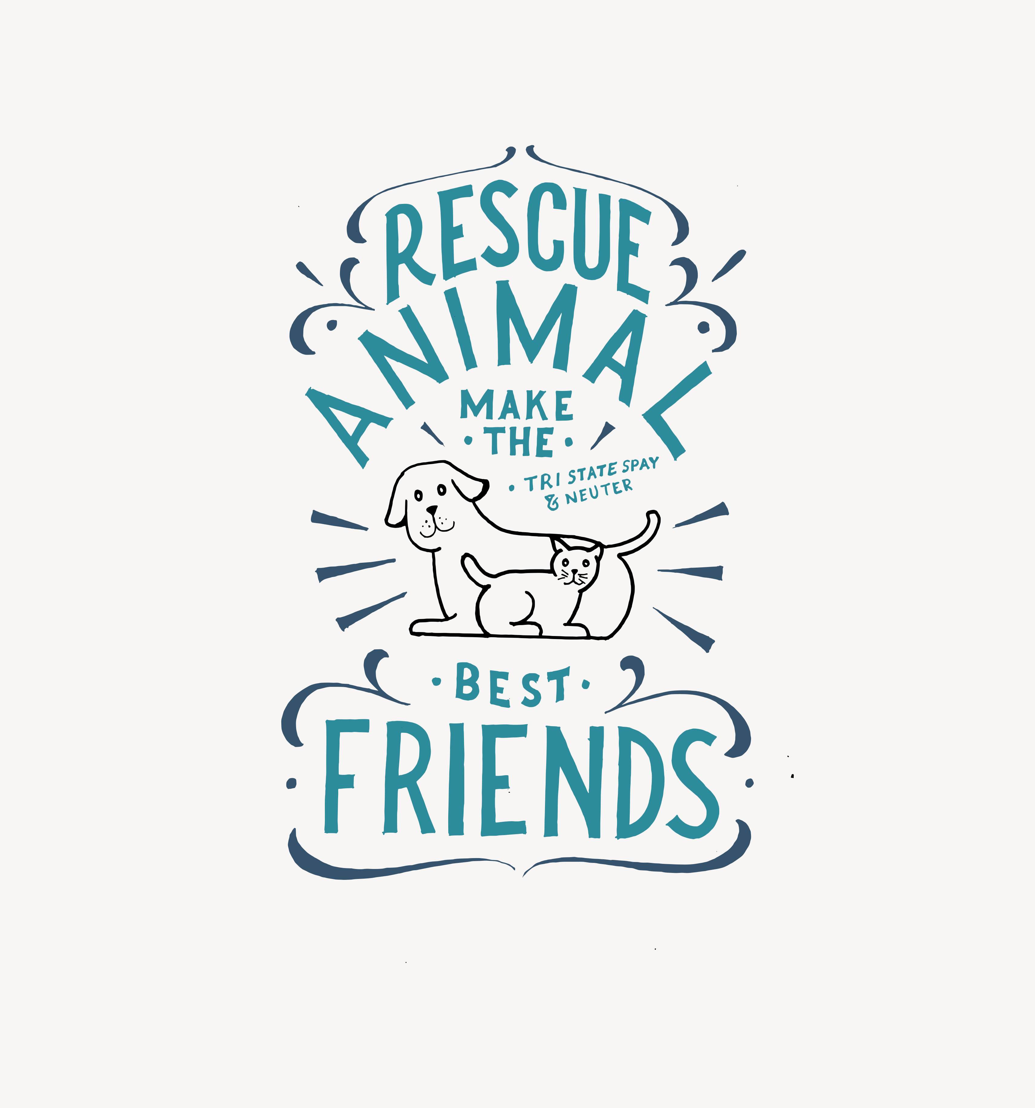 T-shirt Design by chrisnug24 for Tri-State Spay & Neuter | Design #23081250