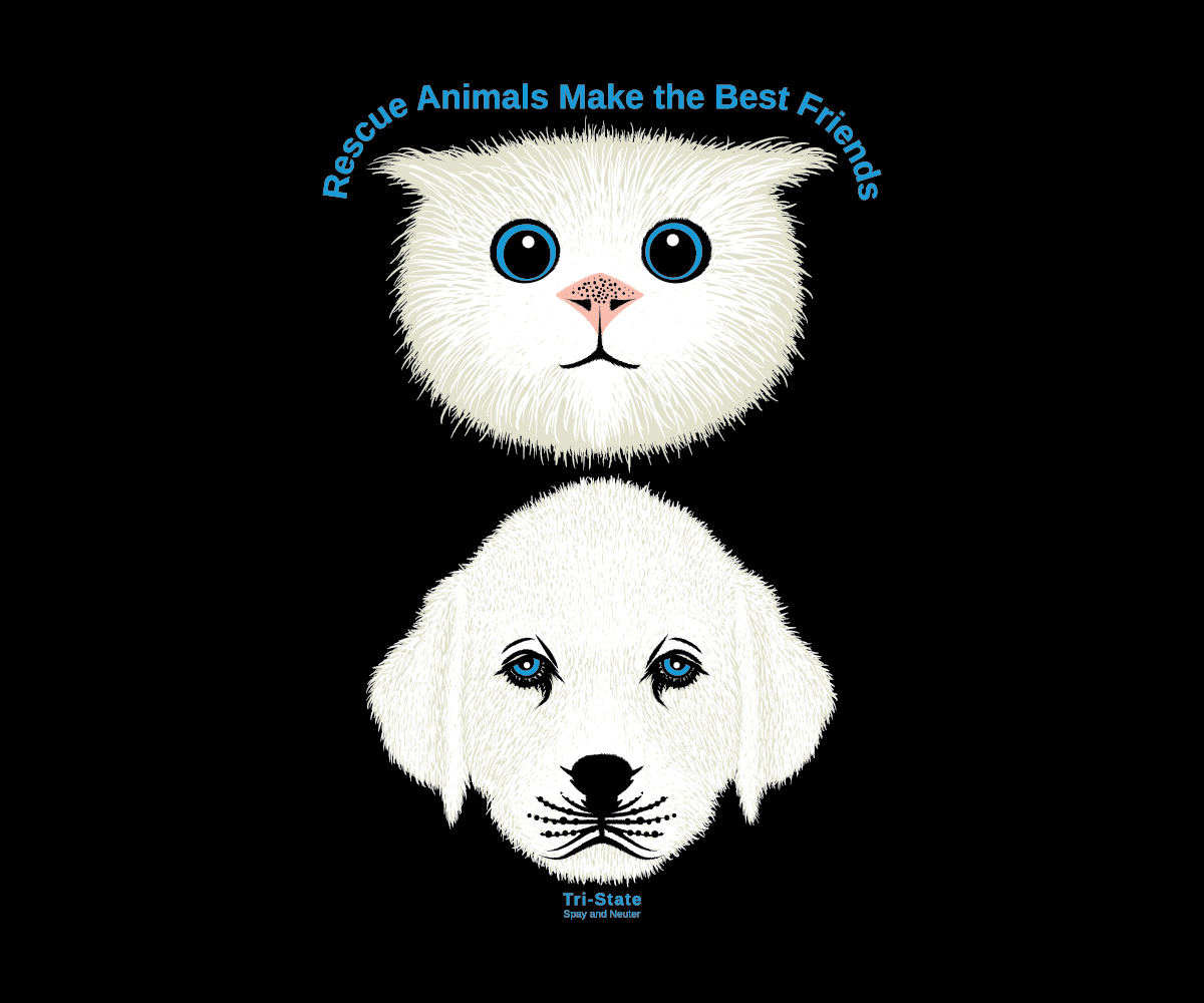 Diseño de Camiseta por oi para Tri-State Spay & Neuter | Diseño #23066971