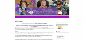 Header for website Angels Community Outreach | Graphic Design by Riaz786