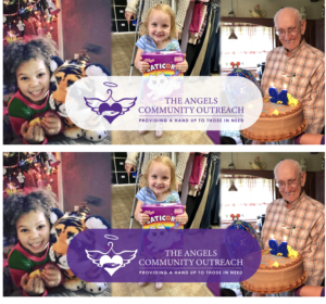 Header for website Angels Community Outreach | Graphic Design by Elizaveta M