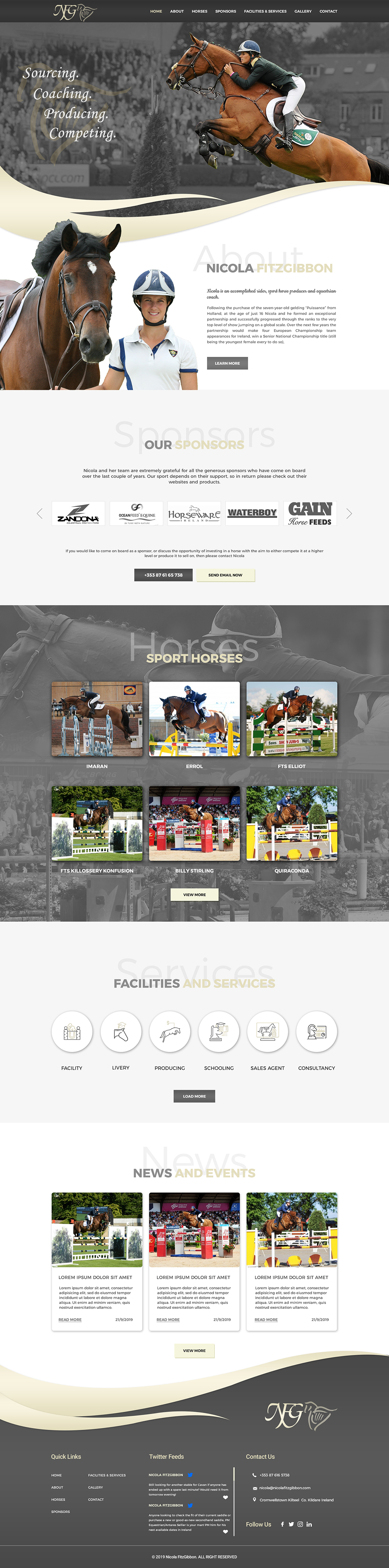 Web Design by UniqueCreator99 for this project | Design #23532838