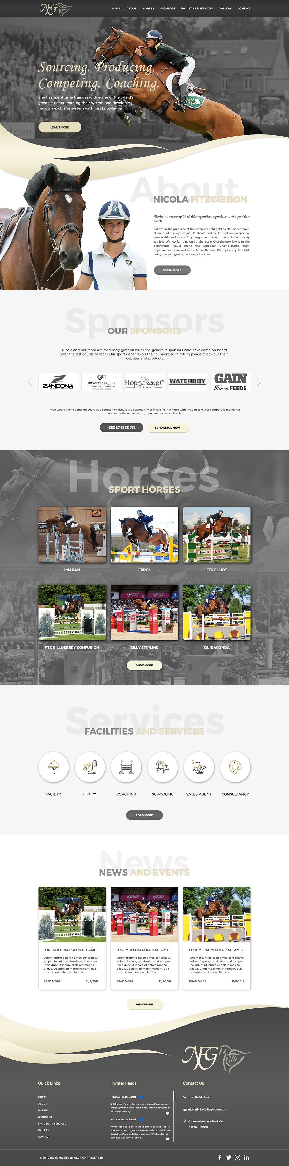 Web Design by UniqueCreator99 for this project | Design #23532839