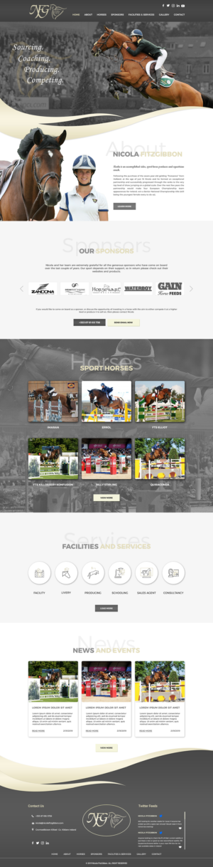 Web Design by UniqueCreator99 for this project | Design #23540067