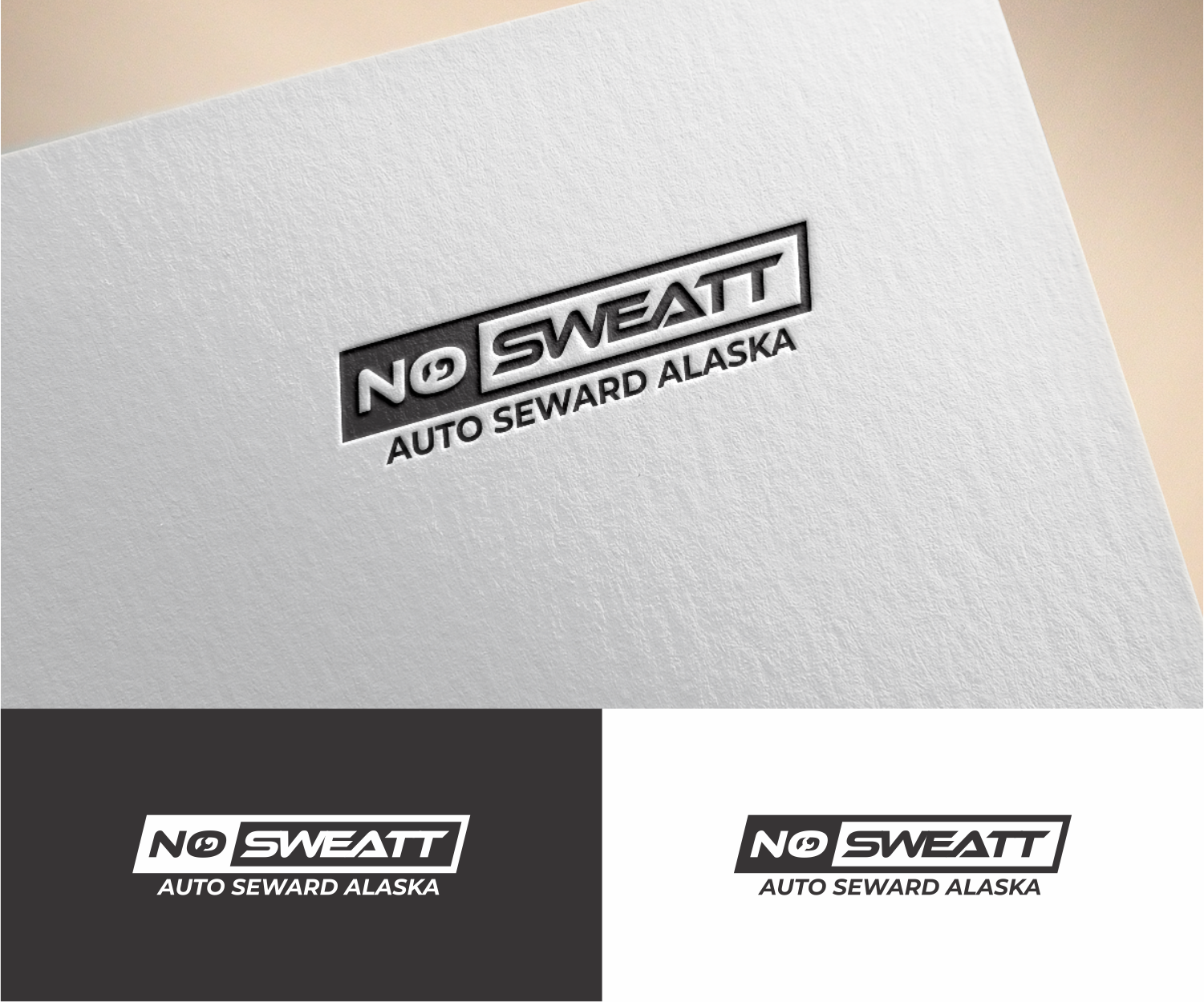 Logo Design by MKR for NO SWEATT AUTO | Design #23039997