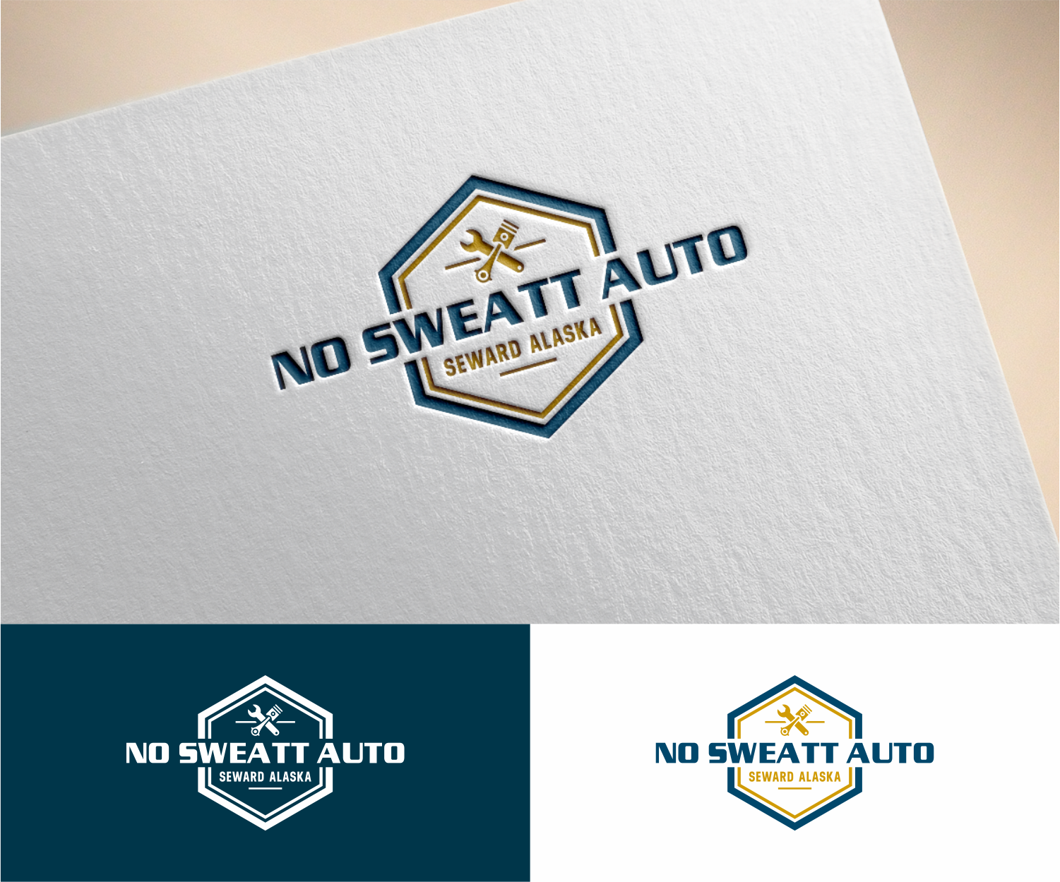 Logo Design by MKR for NO SWEATT AUTO | Design #23039998