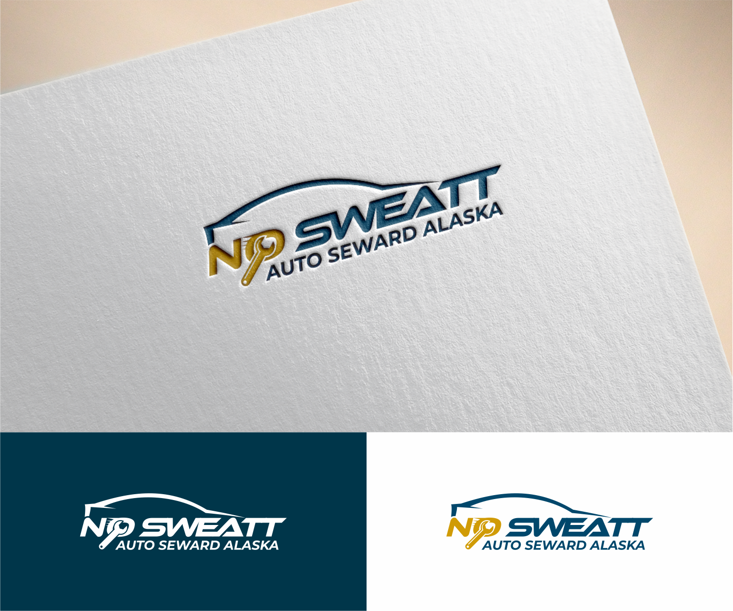 Logo Design by MKR for NO SWEATT AUTO | Design #23039999