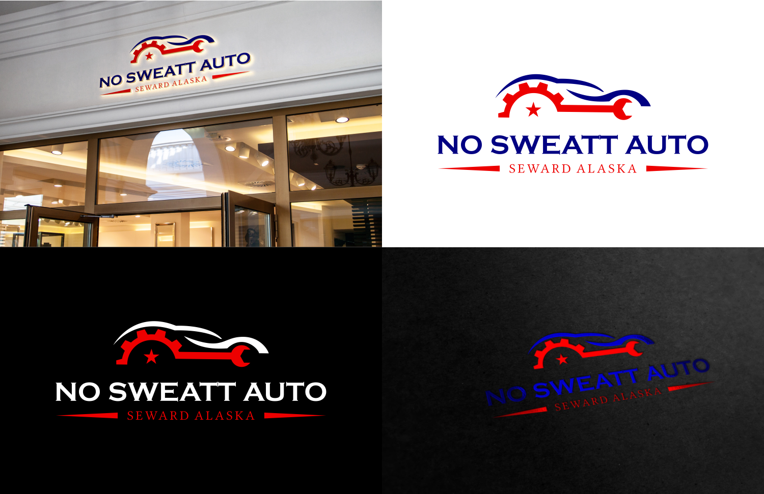 Logo Design by fatiyadesign for NO SWEATT AUTO | Design #23055313