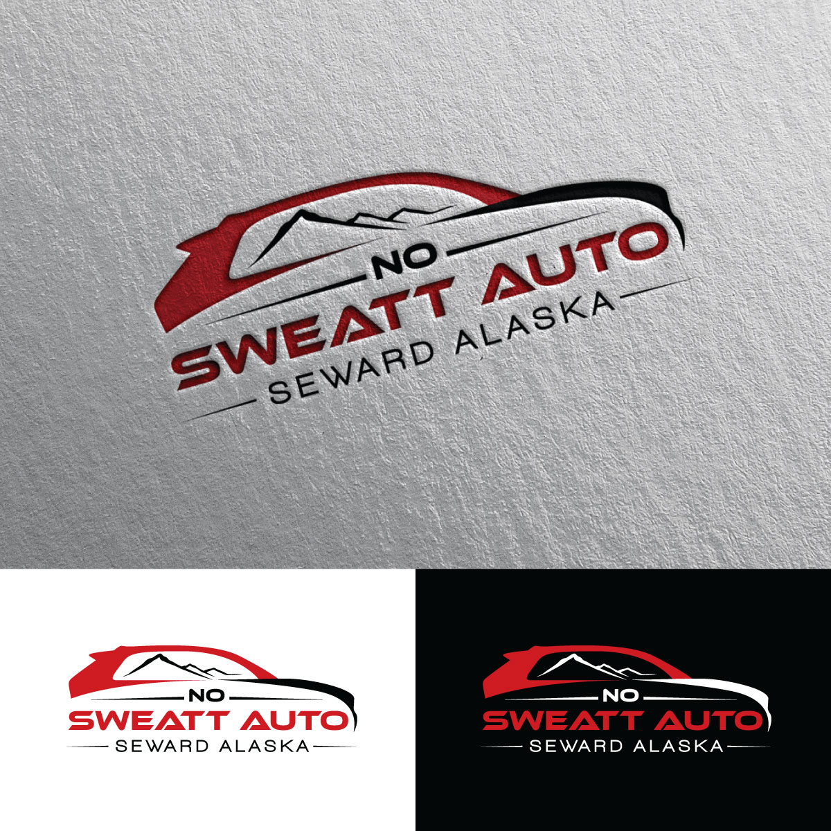 Logo Design by Rii for NO SWEATT AUTO | Design #23039524