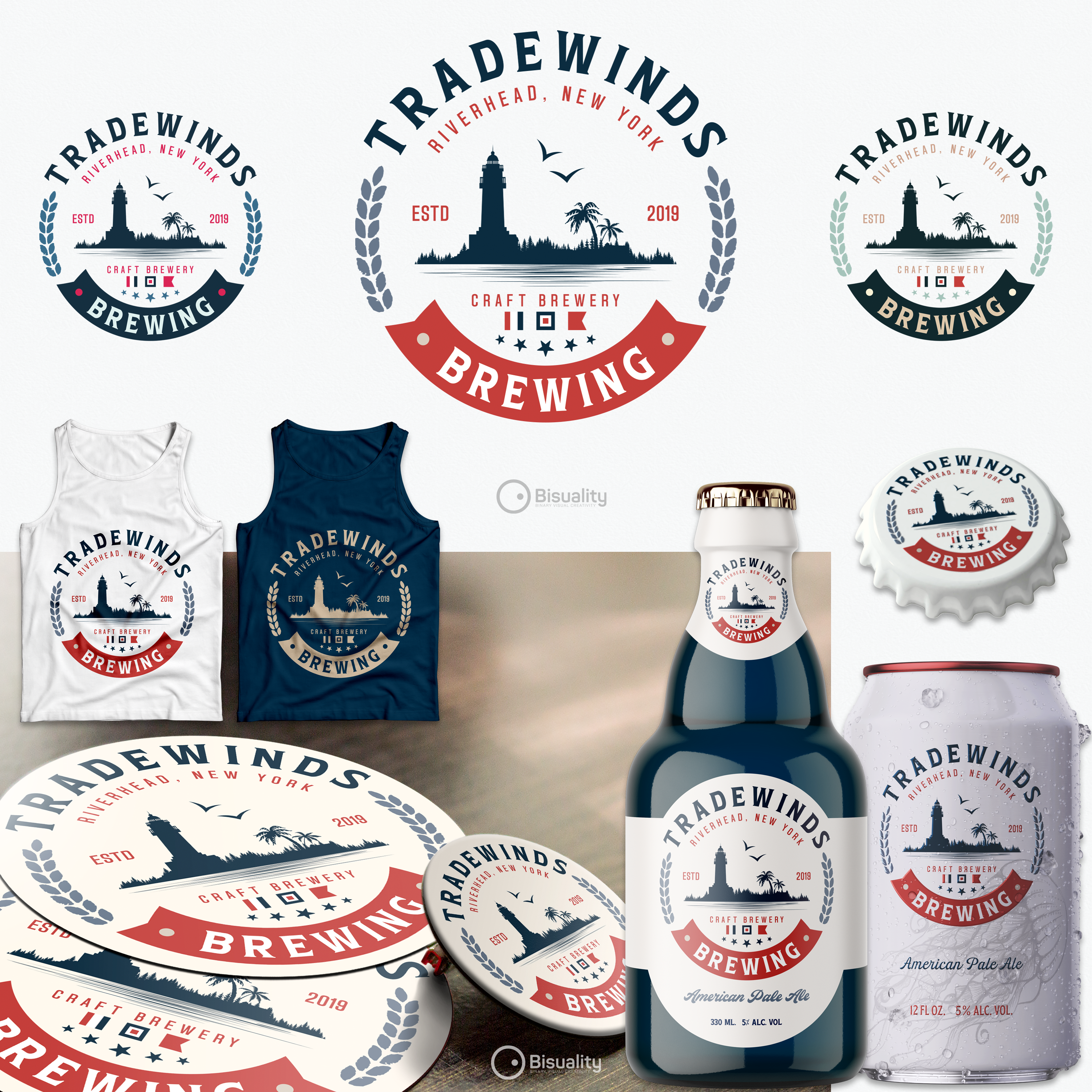 Logo Design by Bisuality for Tradewinds Brewing | Design: #23062360