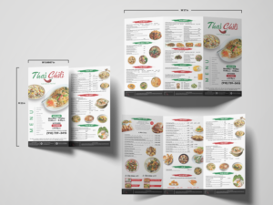Menu Design by sagittariuskuldeep 2 for Thai Chili, LLC | Design #23084853