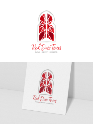 Red Door Tours      Tagline is Culture, Creativity, Connection | Logo Design by H-H Arts