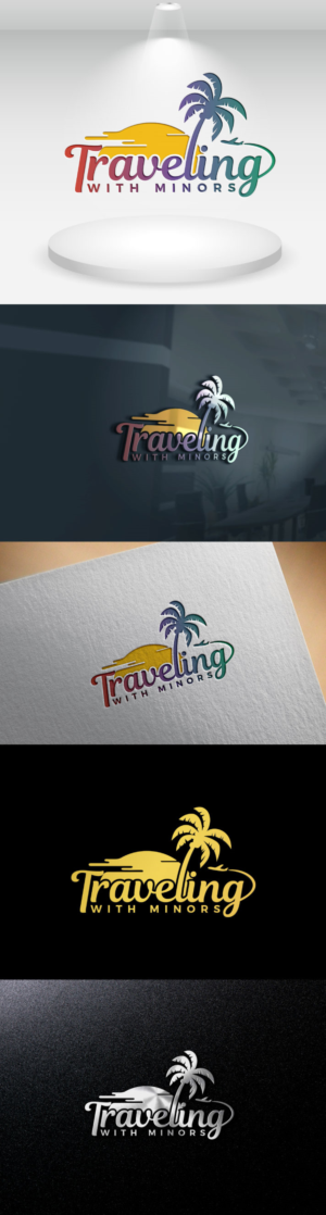 "Traveling with Minors" (open to all caps, all lowercase, or mix) | Logo Design by Artraj0196