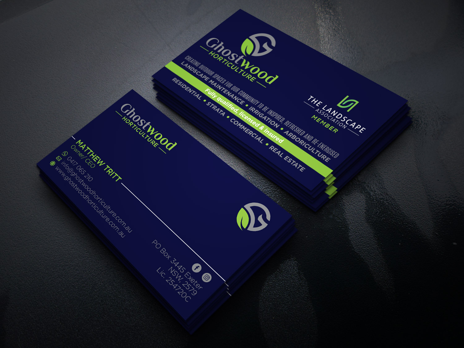 Business Card Design by Verified artistry (Design garden) for this project | Design #23064271