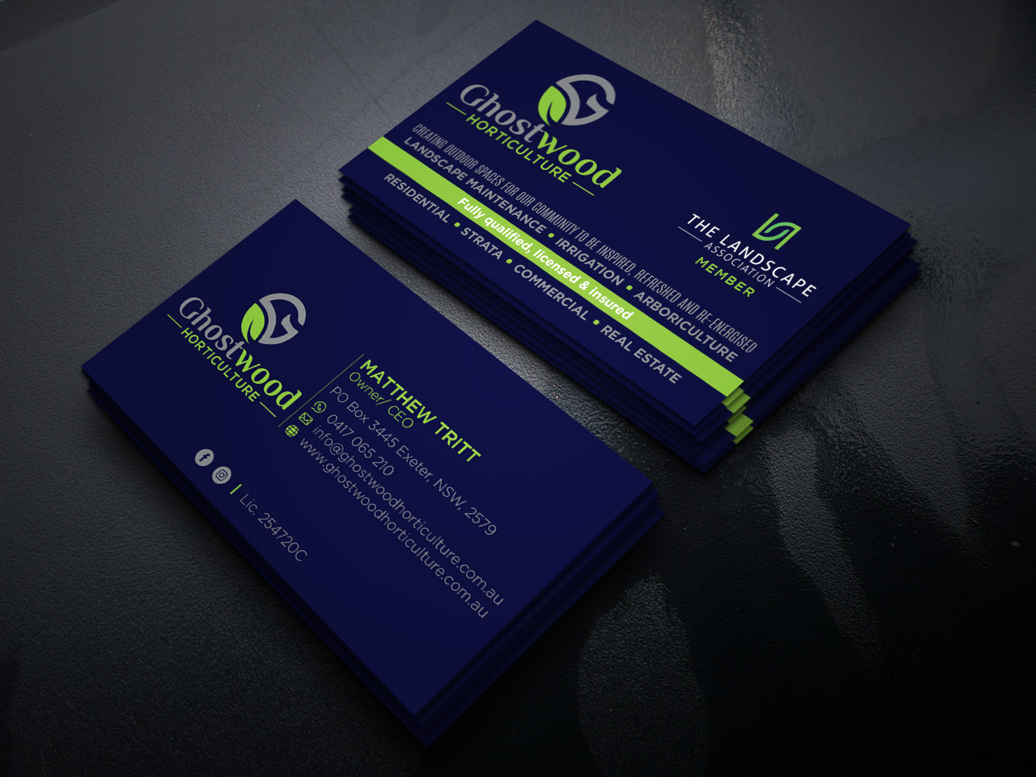 Business Card Design by Verified artistry (Design garden) for this project | Design #23064272
