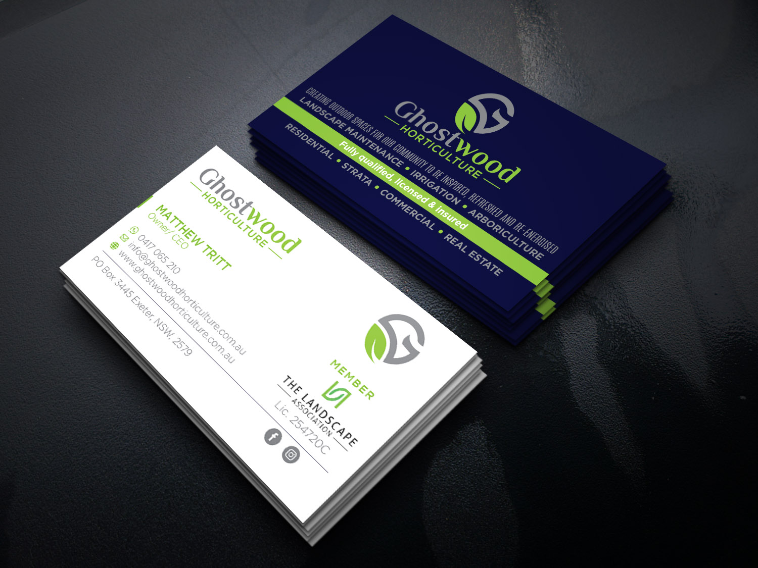 Business Card Design by Verified artistry (Design garden) for this project | Design #23064284