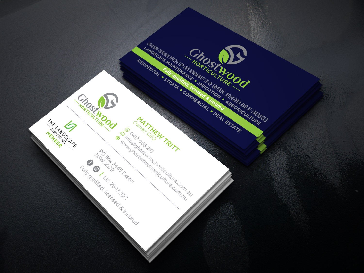 Business Card Design by Verified artistry (Design garden) for this project | Design #23064286