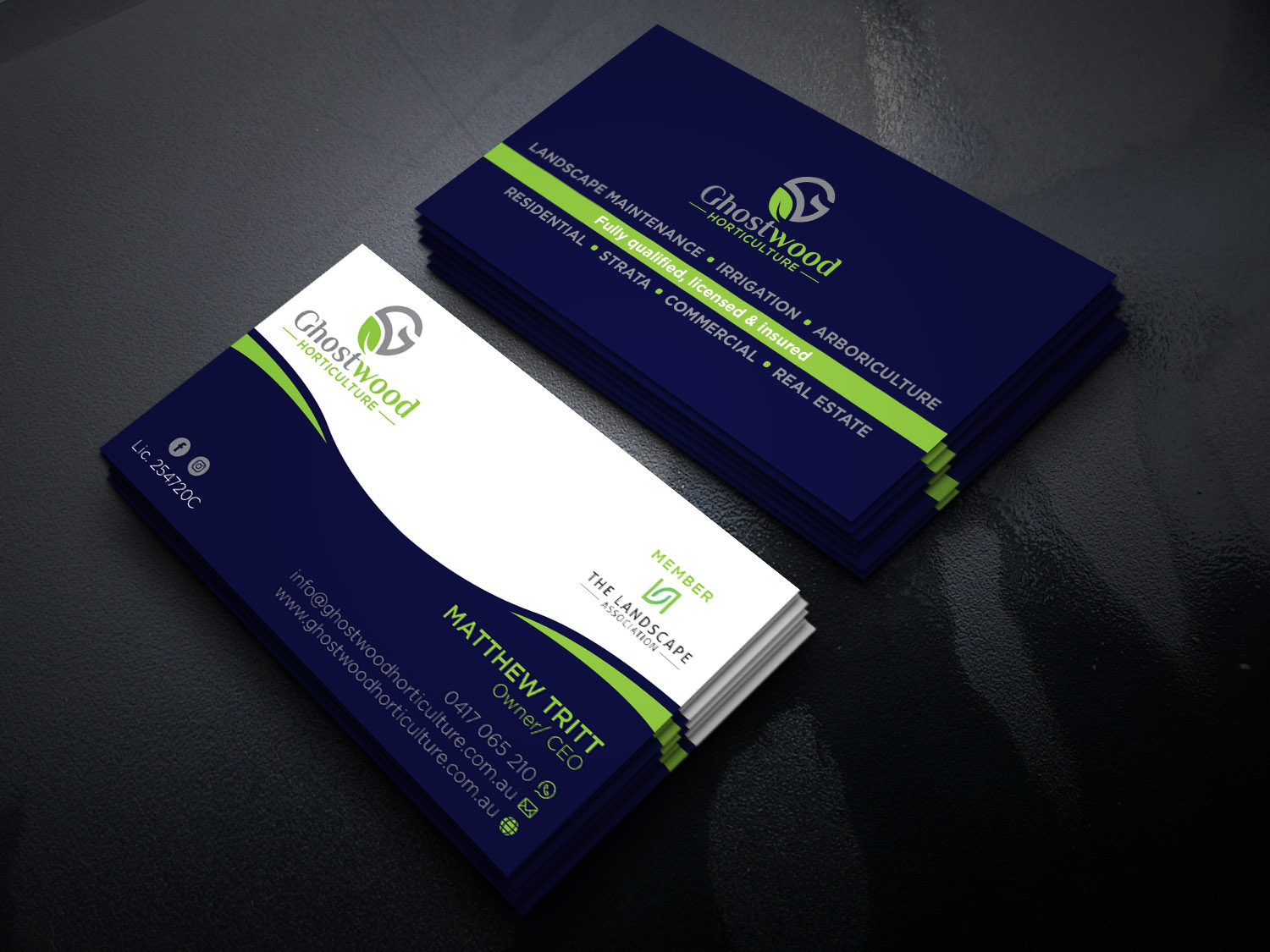Business Card Design by Verified artistry (Design garden) for this project | Design #23075947