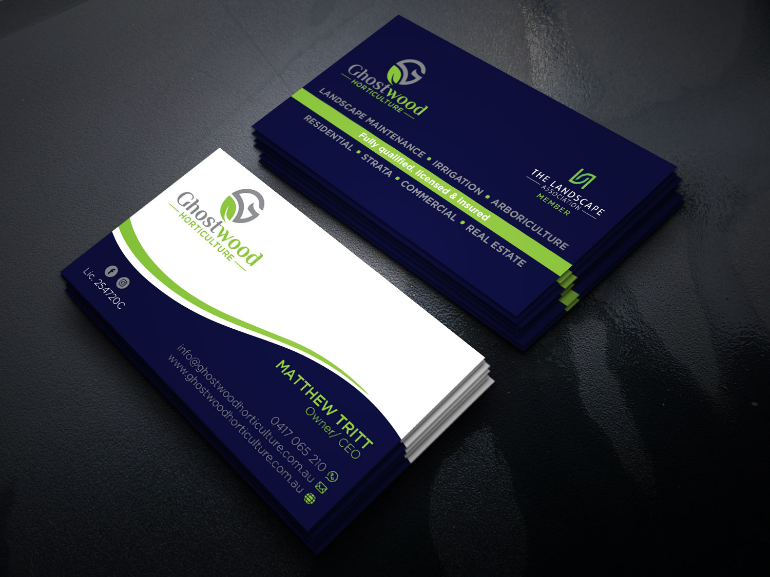 Business Card Design by Verified artistry (Design garden) for this project | Design #23079027
