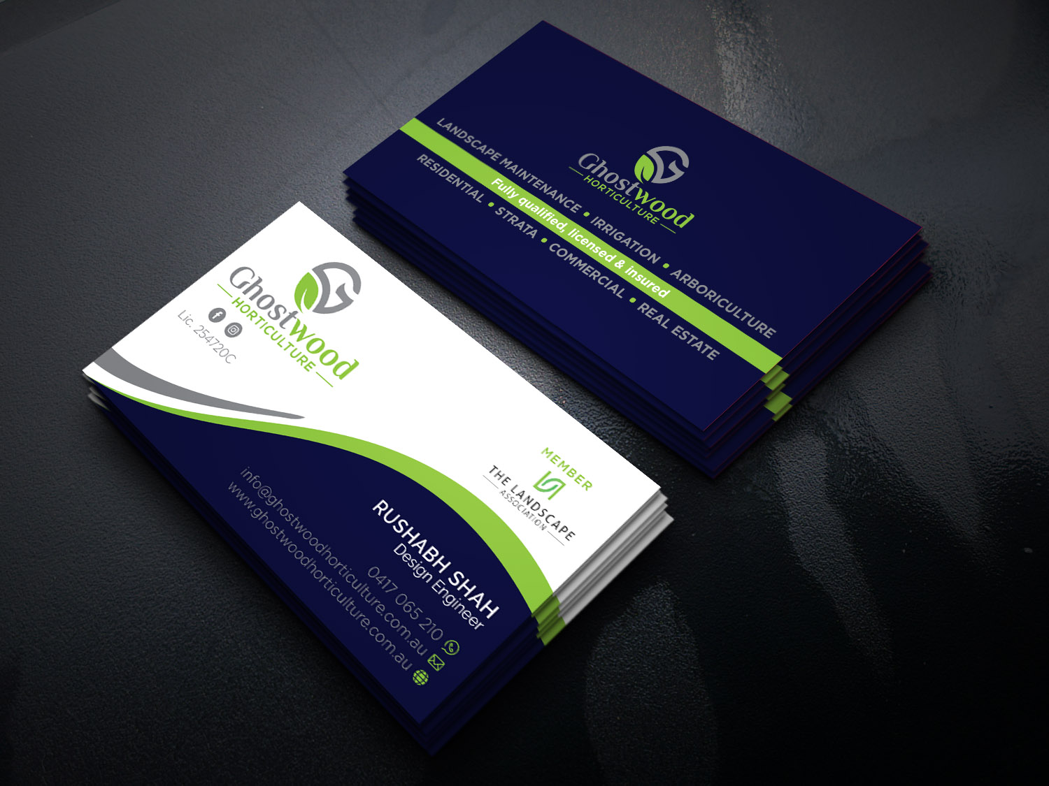 Business Card Design by Verified artistry (Design garden) for this project | Design #23079624