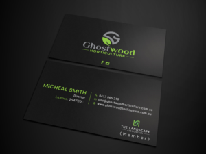 Business card design needed for rebranded top-end landscaping business | Business Card Design by Tripti Ranjan Gain