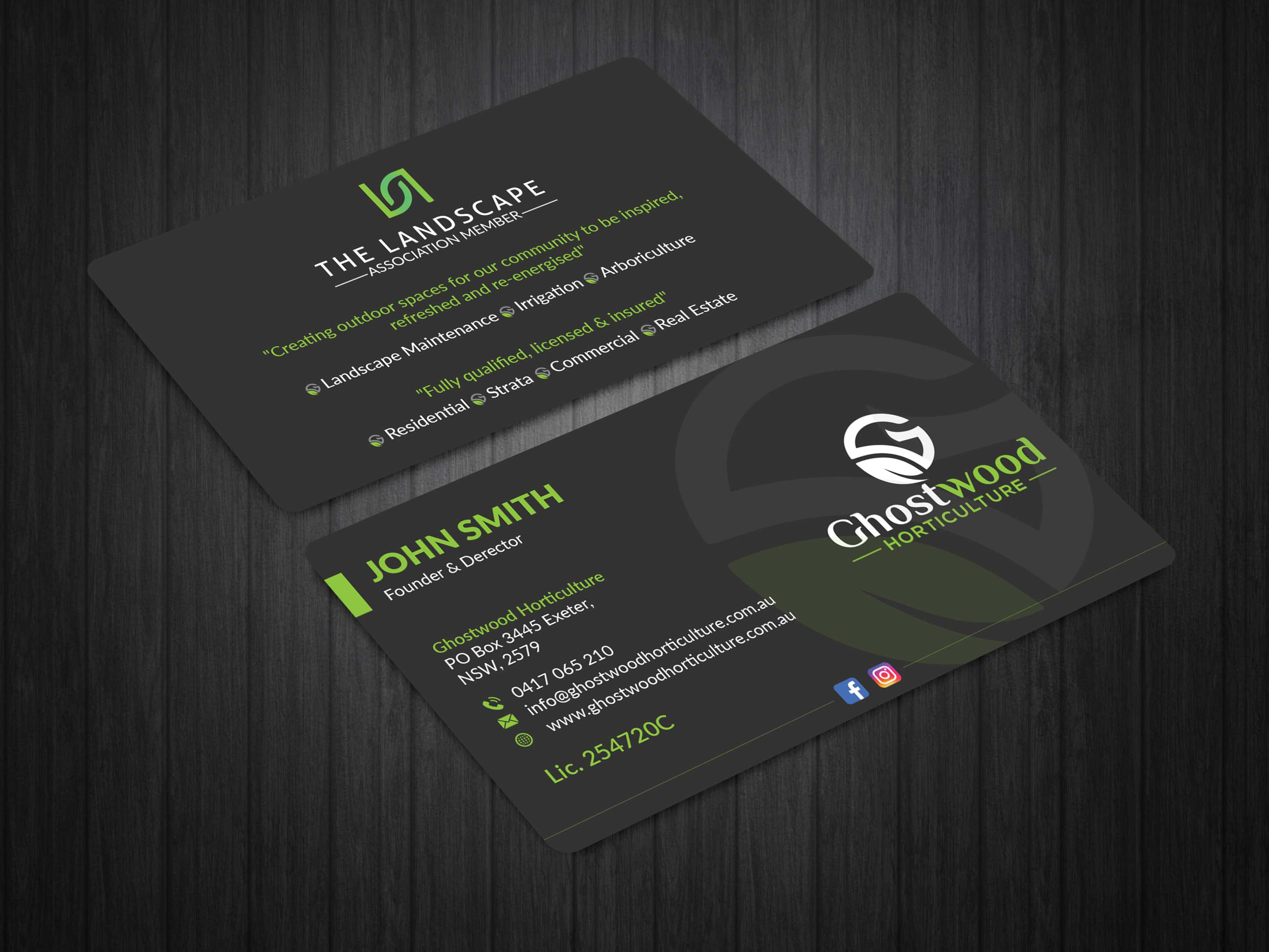 Visitenkarten-Design von Musa. A für dieses Projekt | Design #23045078