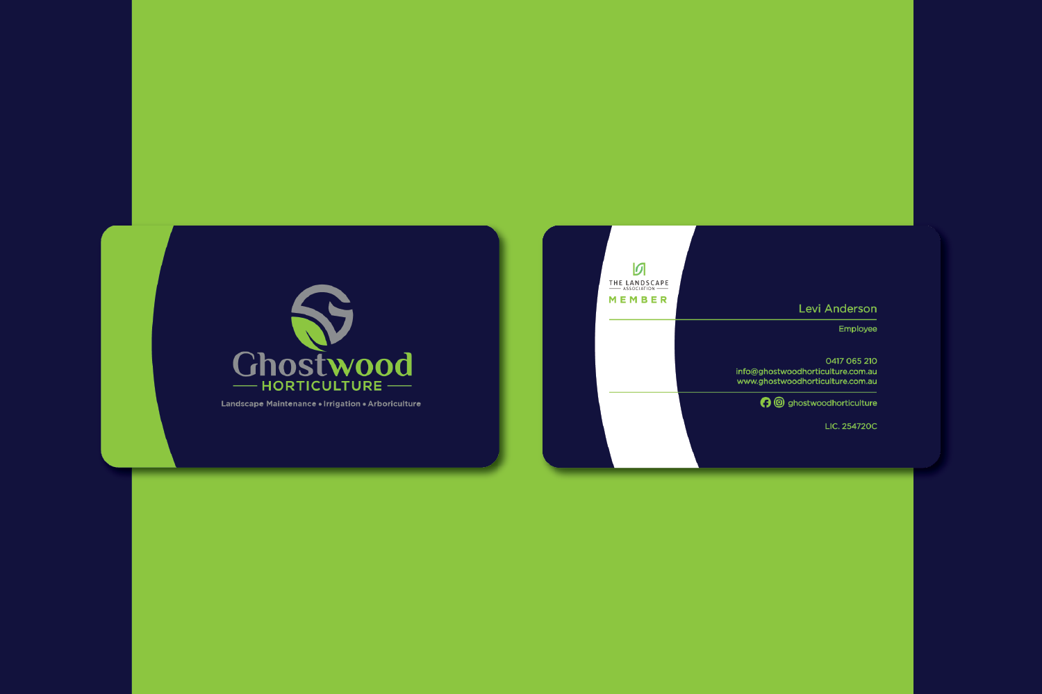 Business Card Design by Mallika.y for this project | Design #23075099