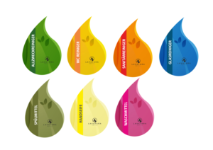 sticker for cleaning products | Graphic Design by ajeesh.in
