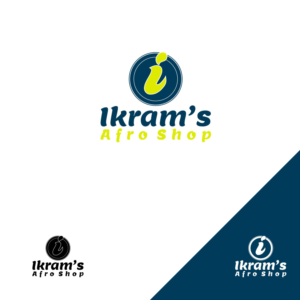Ikram's           Afro Shop | Logo Design by 2662 DESIGN