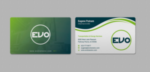 Business Card Design by INDIAN_Ashok for EVO Transportation | Design: #23051518