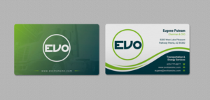 Business Card Design by INDIAN_Ashok for EVO Transportation | Design: #23051521