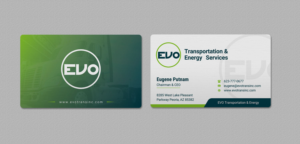Business Card Design by INDIAN_Ashok for EVO Transportation | Design: #23051525