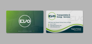 Business Card Design by INDIAN_Ashok for EVO Transportation | Design: #23051527