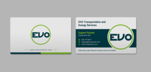 Business Card Design by INDIAN_Ashok for EVO Transportation | Design: #23051541