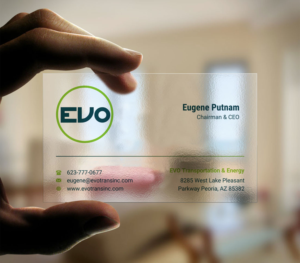 Business Card Design by INDIAN_Ashok for EVO Transportation | Design: #23051544