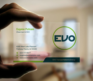 Business Card Design by INDIAN_Ashok for EVO Transportation | Design: #23051547