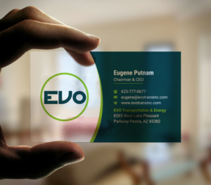 Business Card Design by INDIAN_Ashok for EVO Transportation | Design: #23051549