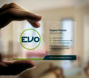 Business Card Design by INDIAN_Ashok for EVO Transportation | Design: #23051551