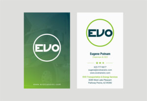 Business Card Design by INDIAN_Ashok for EVO Transportation | Design: #23051613