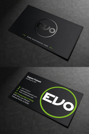 Business Card Design by INDIAN_Ashok for EVO Transportation | Design: #23051711
