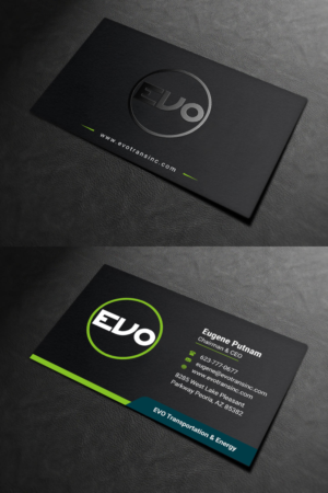 Business Card Design by INDIAN_Ashok for EVO Transportation | Design: #23051716